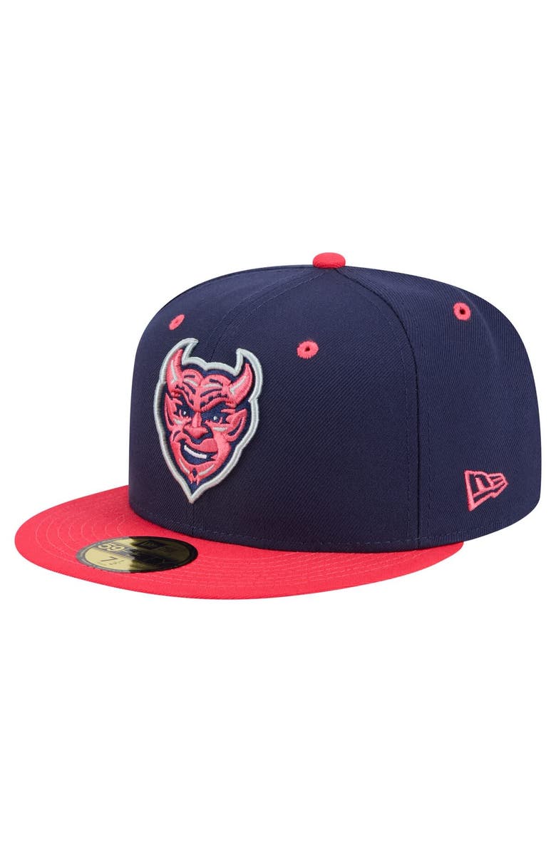 New Era Men's New Era Navy Iowa Cubs Copa de la Diversión 59FIFTY Fitted Hat, Alternate, color, 