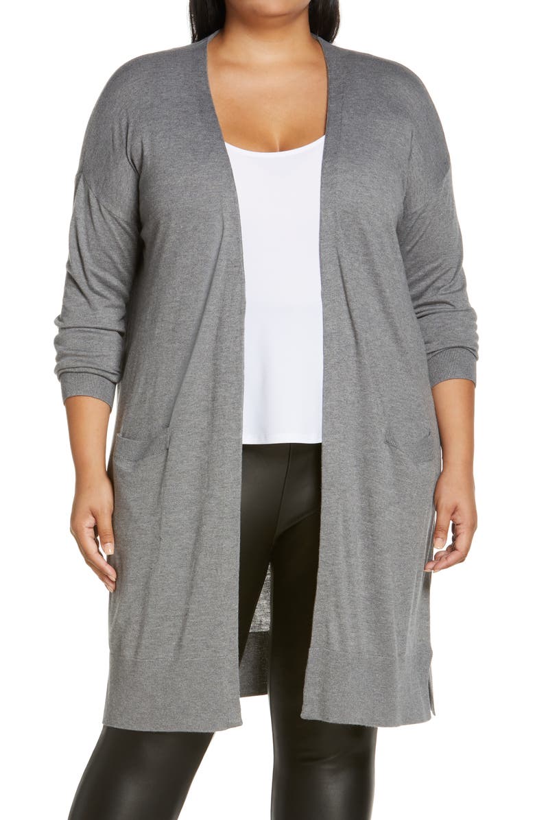 Halogen<sup>®</sup> Long Cardigan, Main, color,