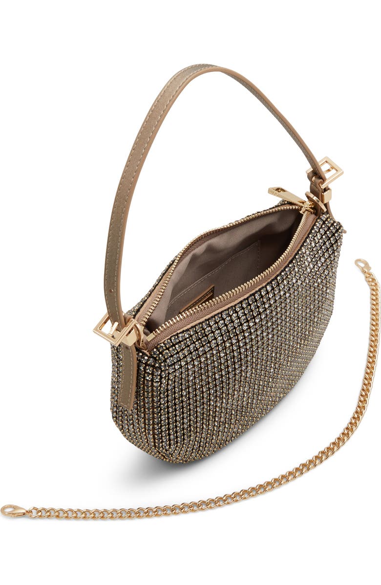 ALDO Mistylax Crystal Shoulder Bag, Alternate, color,