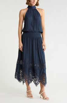 Elsie Embroidered Border Dress