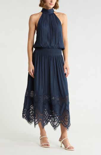Elsie Embroidered Border Dress