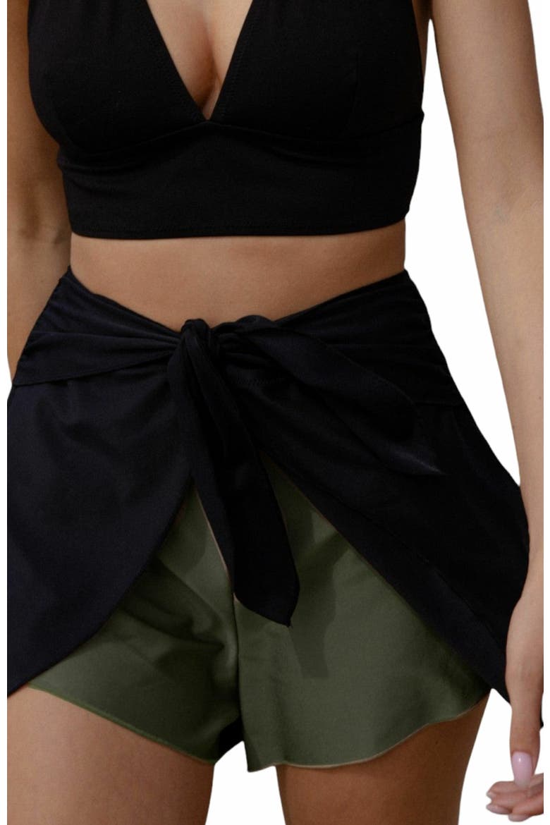 Almog Shorts, Alternate, color, Olive Black