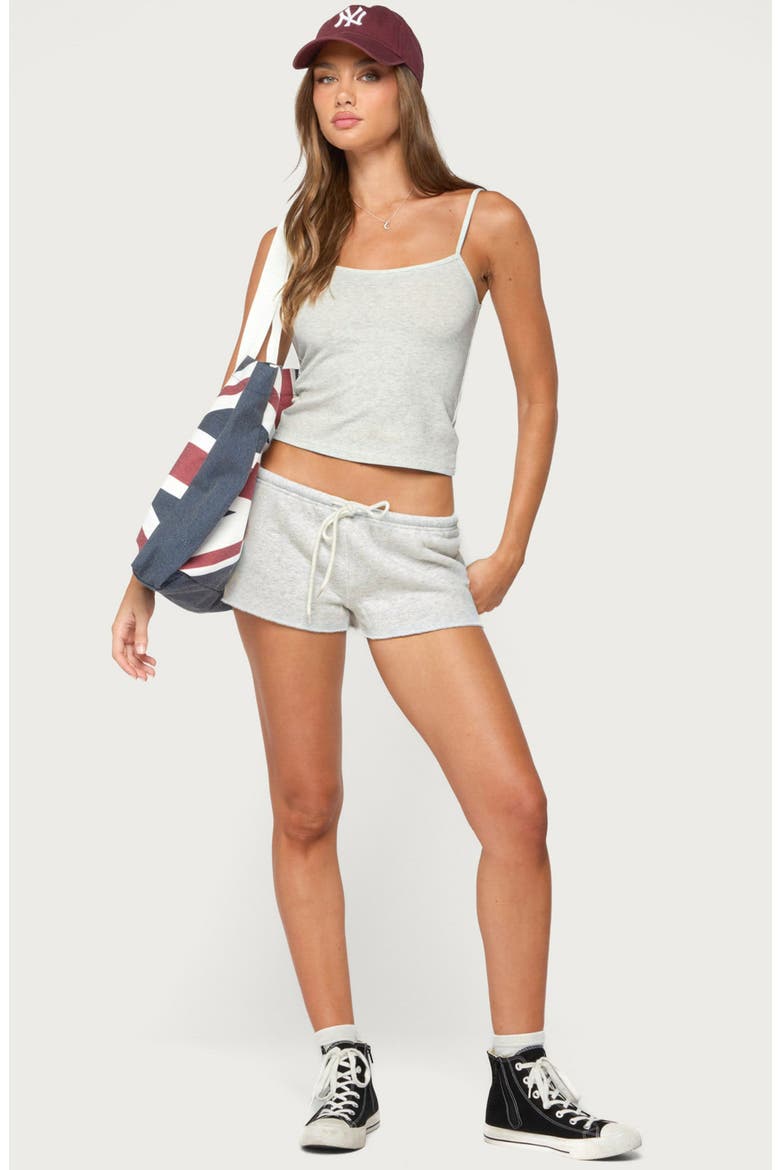 Cataleya Knit Shorts, Alternate, color, LIGHT-GRAY-MELANGE