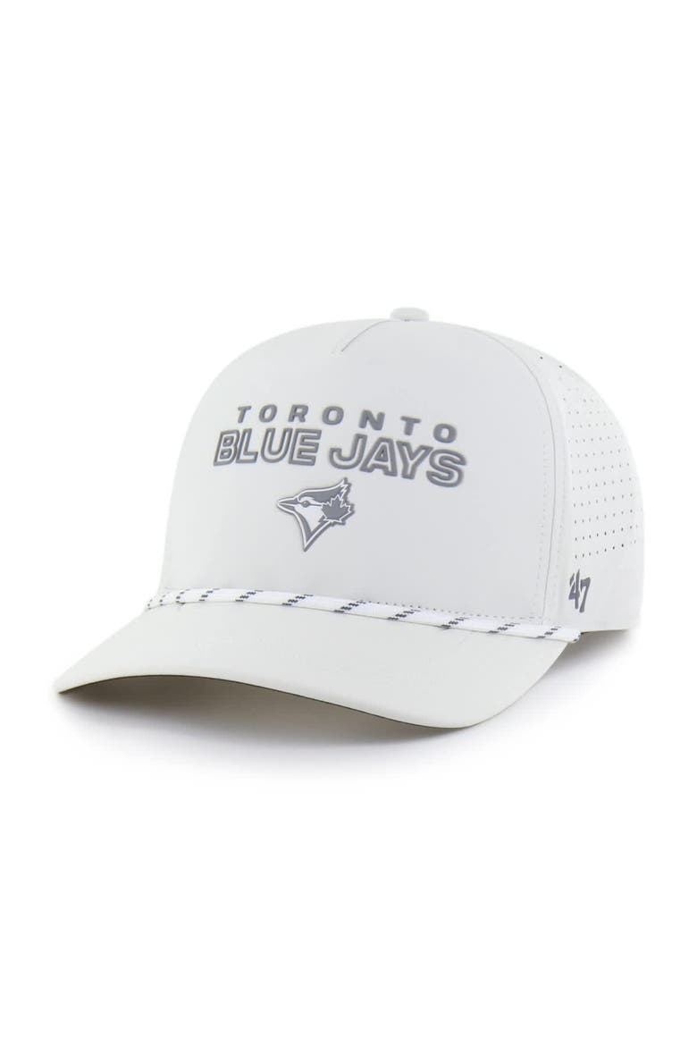 Men's '47  White Toronto Blue Jays Forward Vault Hitch Adjustable Hat, Main, color, White