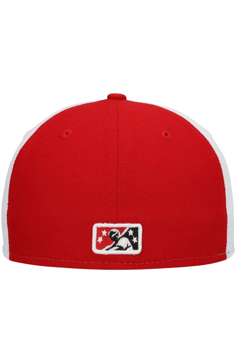 New Era Men's New Era Black Erie SeaWolves Authentic Collection Team Alternate 59FIFTY Fitted Hat, Alternate, color, 