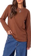 Menina Step Relaxed Fit Long Sleeve Organic Cotton Layering T-Shirt