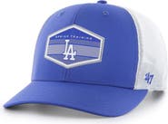 '47 Men's '47 Royal/White Los Angeles Dodgers Spring Training Burgess Trucker Adjustable Hat