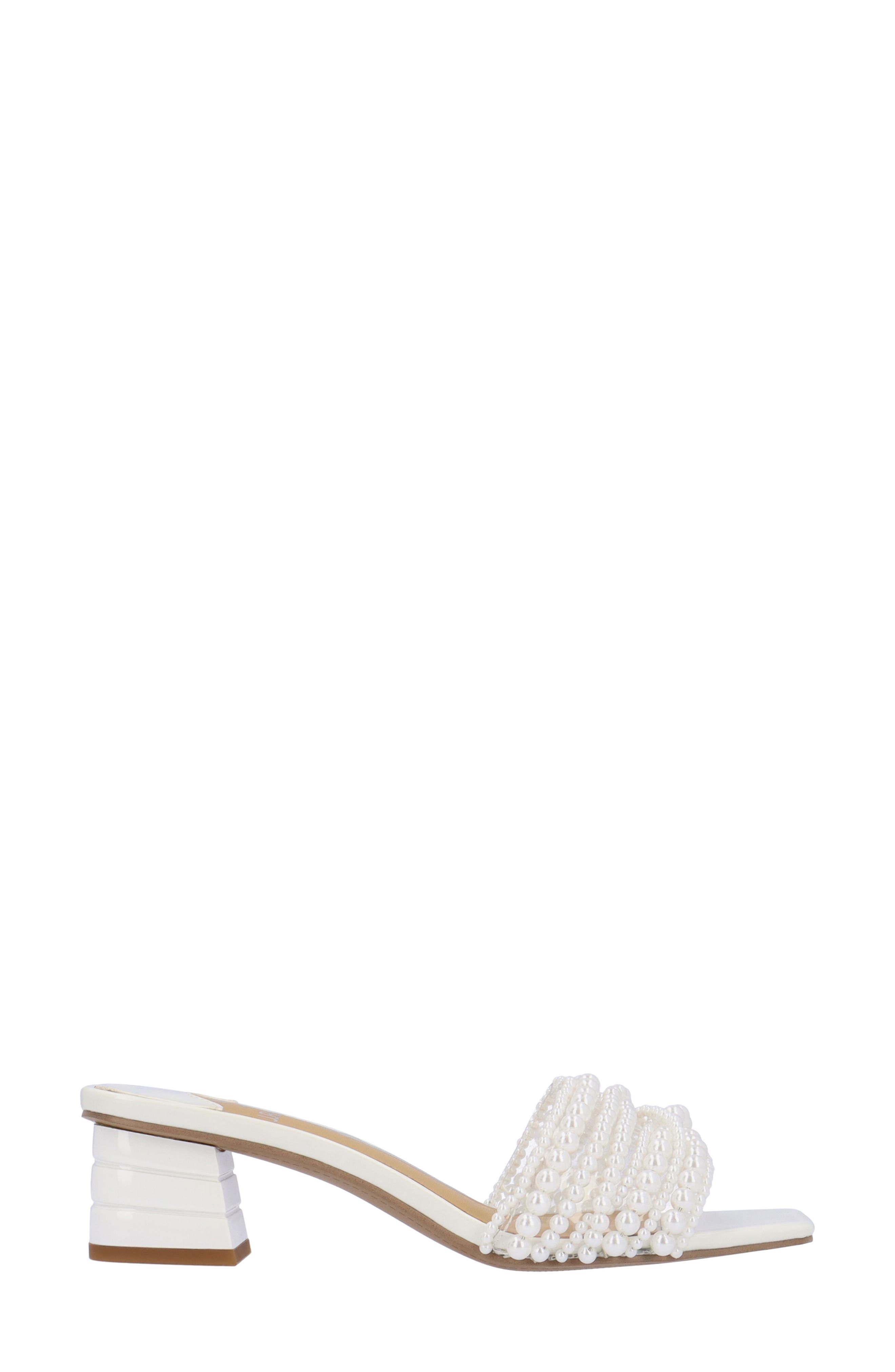 J. Reneé Purla Sandal, Alternate, color, Clear/ White