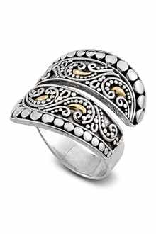 SAMUEL B. Yin & Yang Filigree Bypass Ring