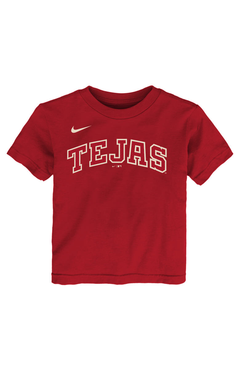 Nike Toddler Nike Corey Seager Red Texas Rangers 2026 City Connect Name & Number T-Shirt, Alternate, color, Red