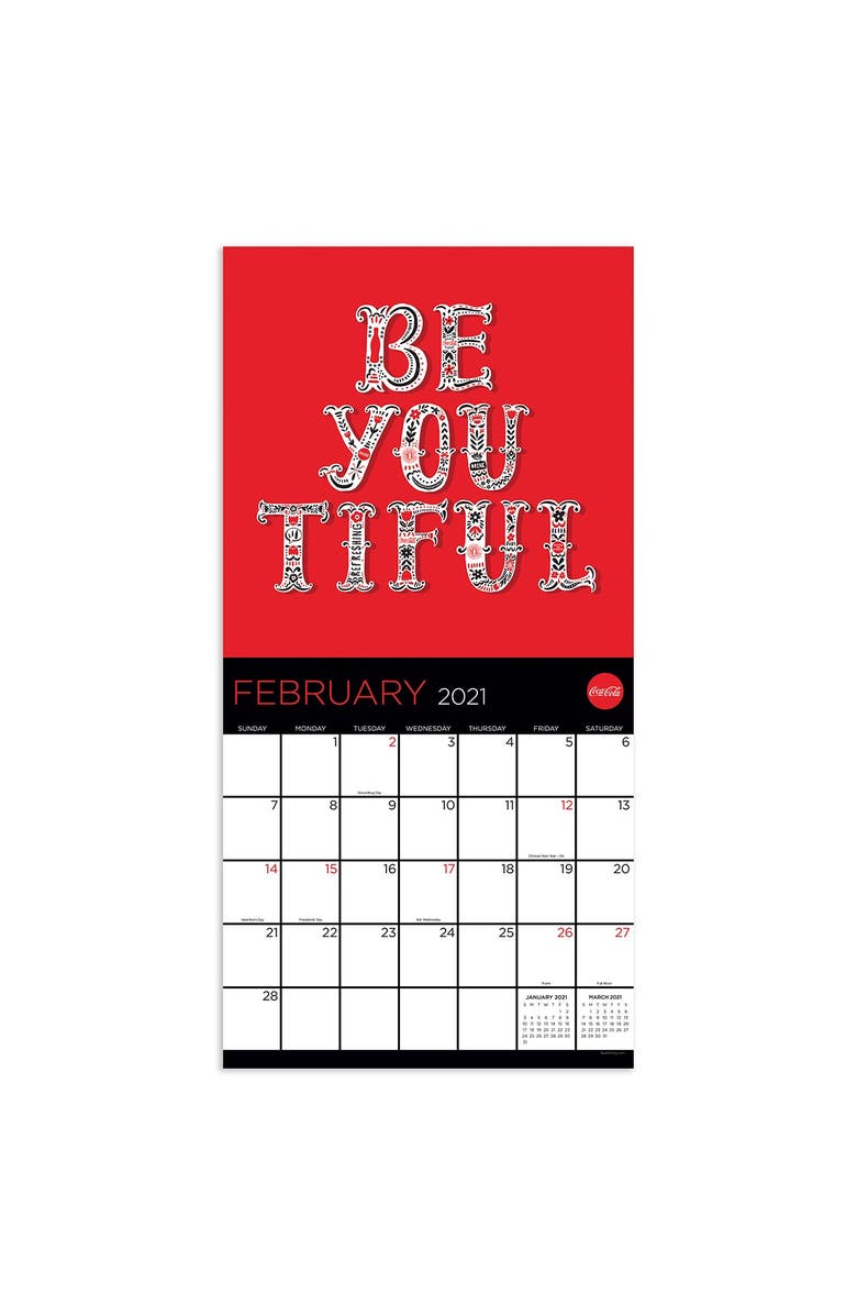 TF PUBLISHING 2021 Coca-Cola: COKE RED Wall Calendar, Main, color, 
