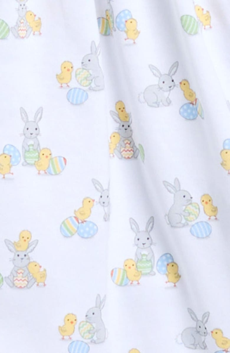 Kissy Kissy Bunny Print Pima Cotton Dress & Bloomers Set, Alternate, color, White Multi
