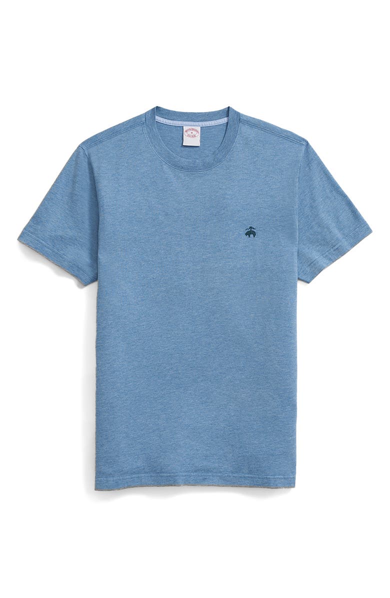 Brooks Brothers Embroidered Golden Fleece Logo Cotton T-Shirt, Alternate, color, 