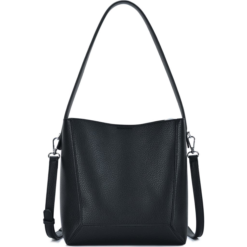 Antik Kraft Crossbody Bucket Bag In Black