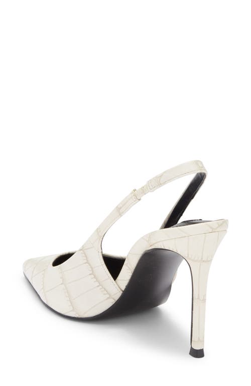 Steve Madden Juliya Slingback Pump In White