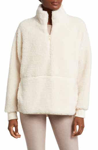 Beyond Yoga Take Flight High Pile Fleece Half Zip Pullover