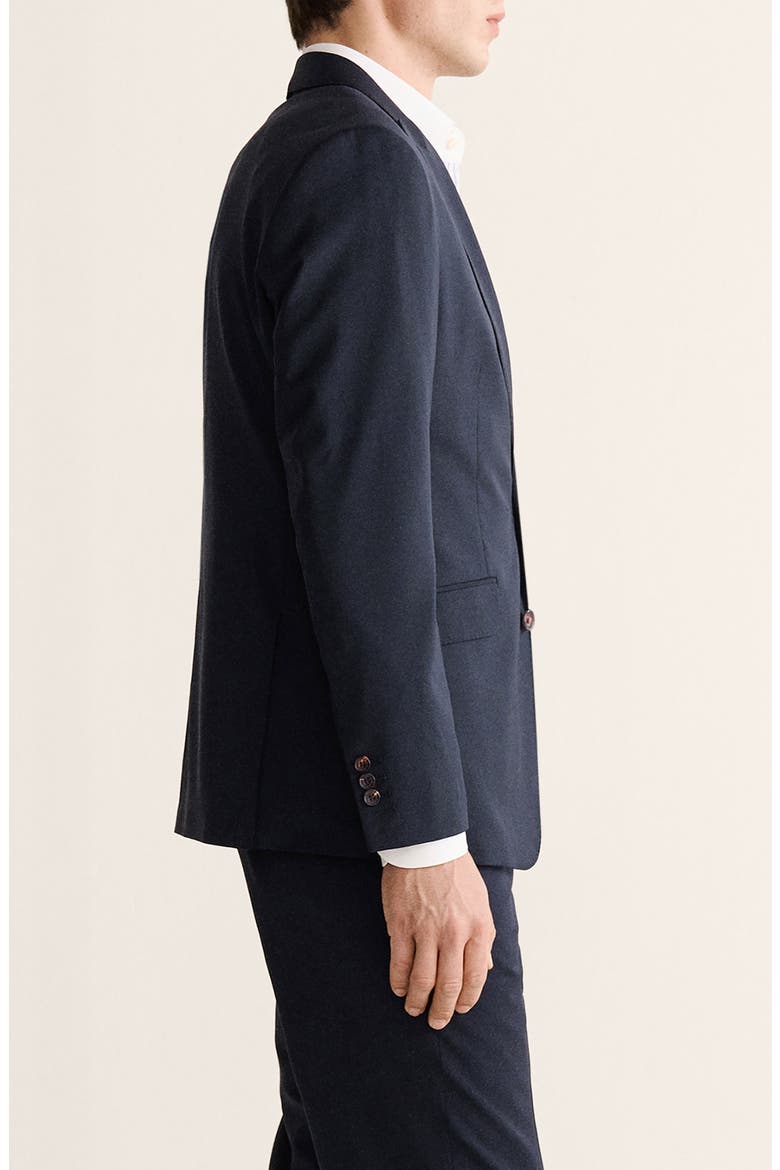 Venice Slim Fit Virgin Wool Jacket, Alternate, color, NAVY