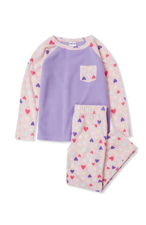 Kids Long Sleeve Pocket Fleece Pajama Set