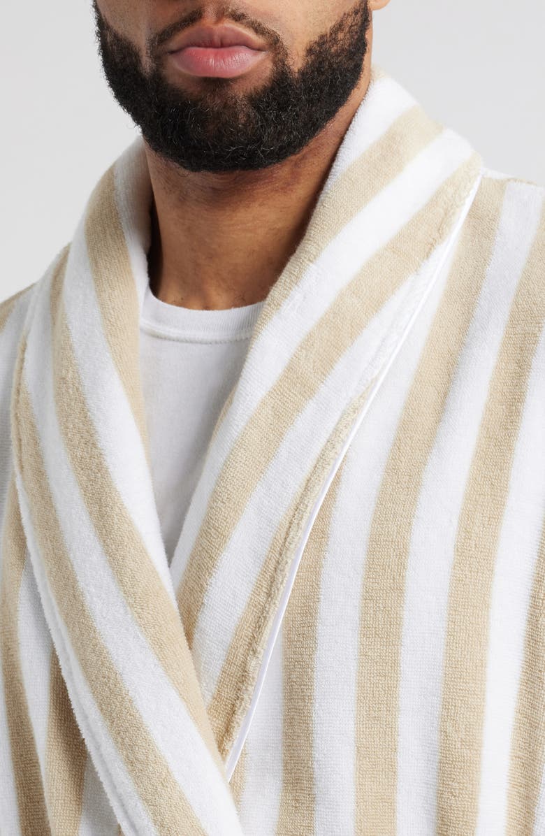 Nordstrom Stripe Hydrocotton Robe, Alternate, color,