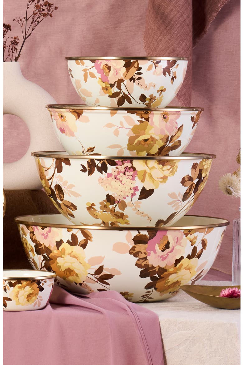 Wild Rose Large Everyday Bowl, Alternate, color, WHITE