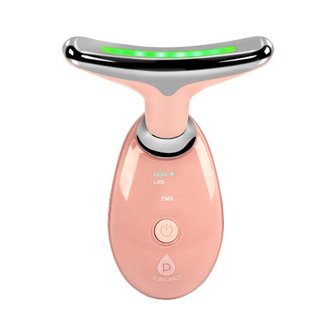 7-in-1 LED Light Therapy Beauty Device - Red Light Therapy Face & Neck Sculpting Wand