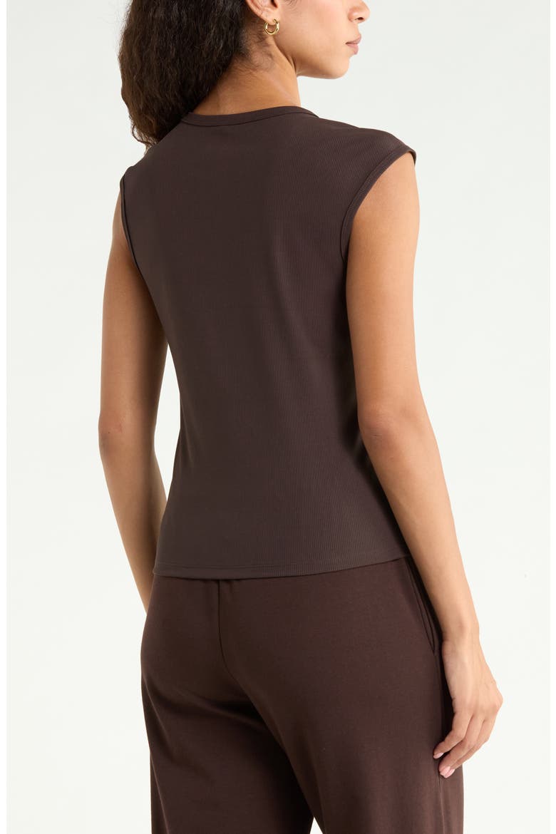 Rib Crewneck Tank, Alternate, color, BROWN MOLE