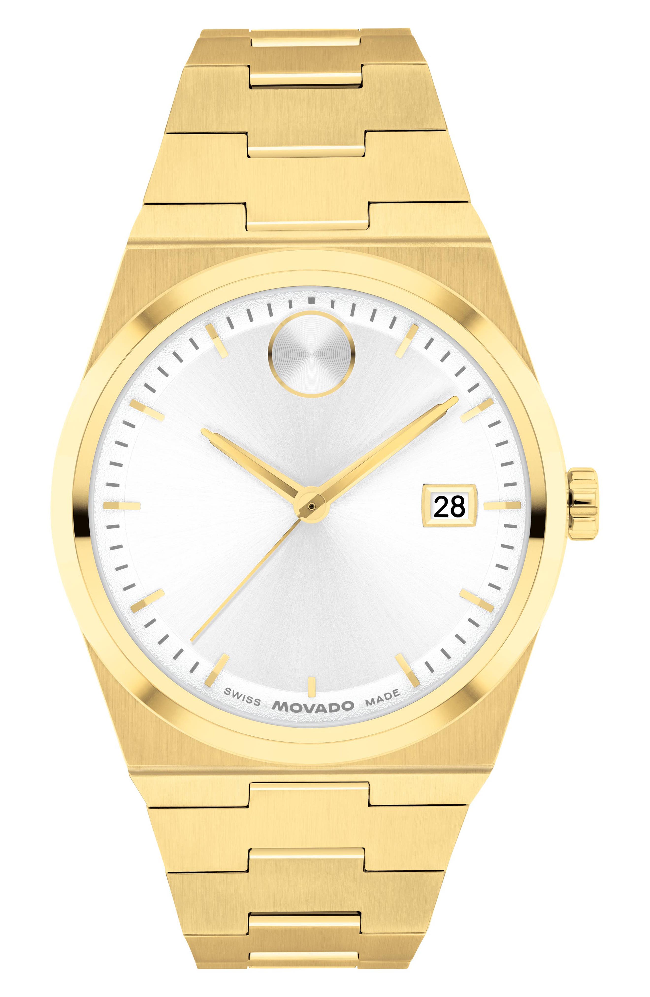 Movado Bold Quest Bracelet Watch, 35mm