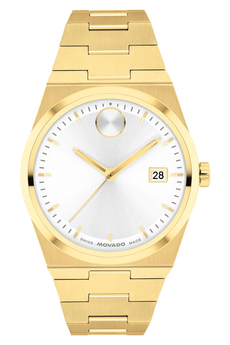 Bold Quest Bracelet Watch, 35mm, Main, color, WHITE DIAL