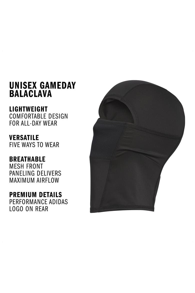 Gameday Balaclava, Alternate, color, BLACK