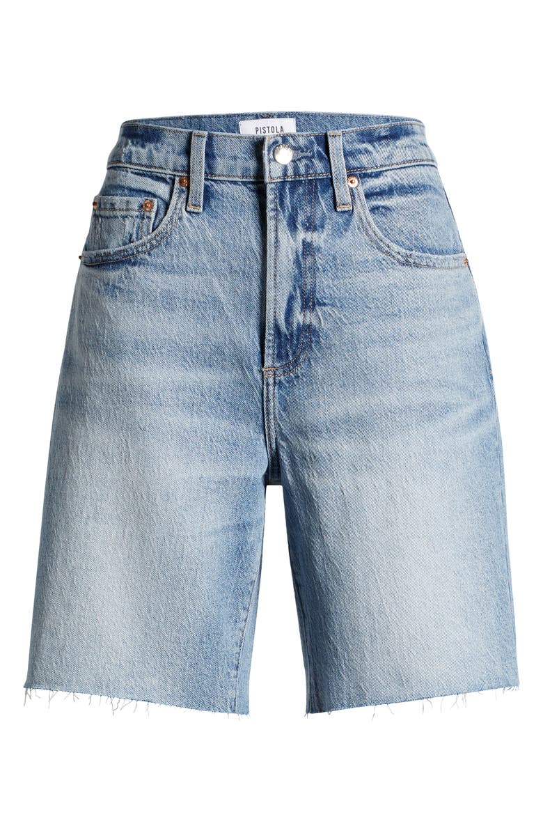 Pistola Kaylee Cutoff Bermuda Denim Shorts, Alternate, color,