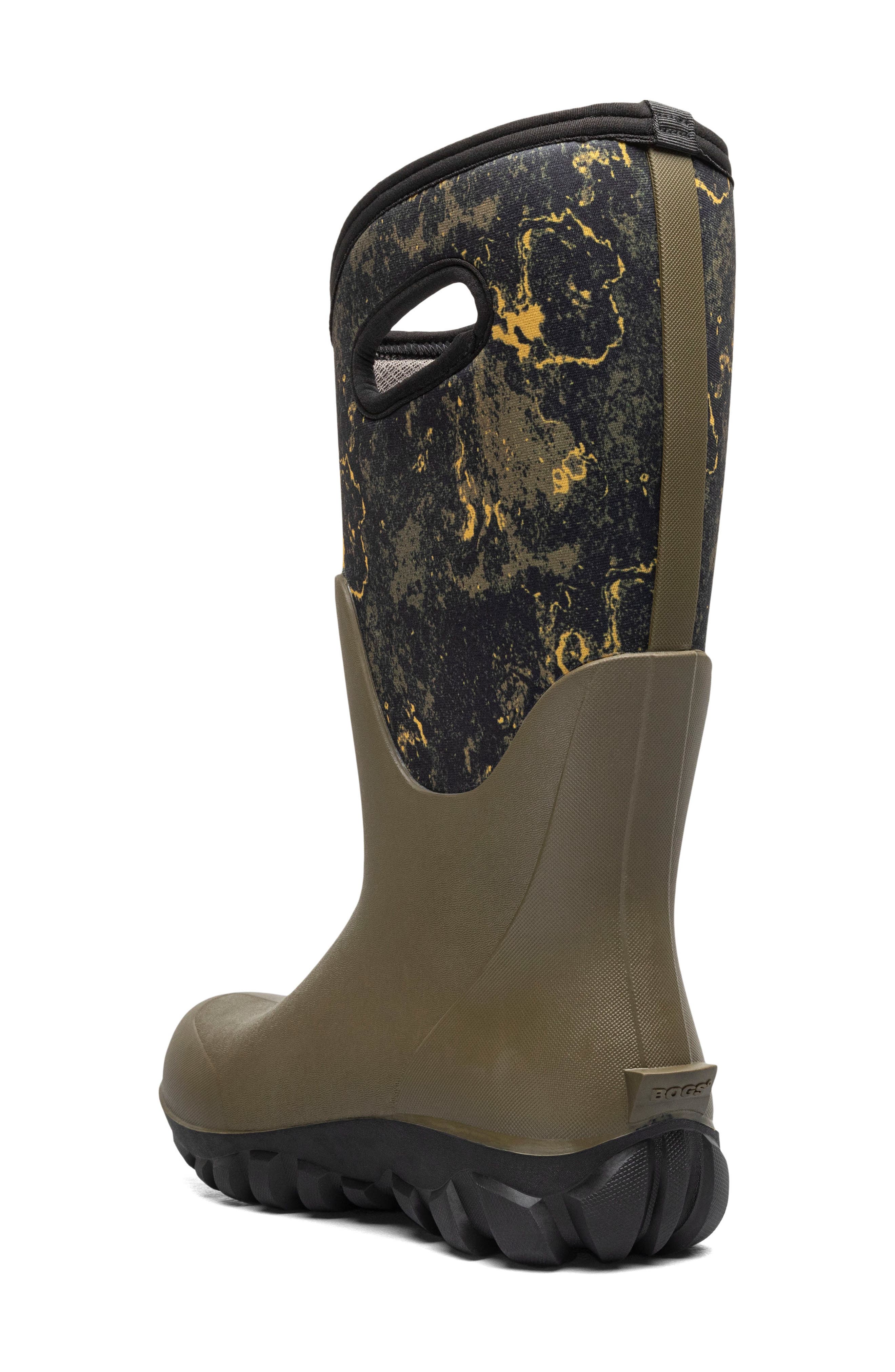 Classic Seamless Tall Rain Boot, Alternate, color, OLIVE MULTI