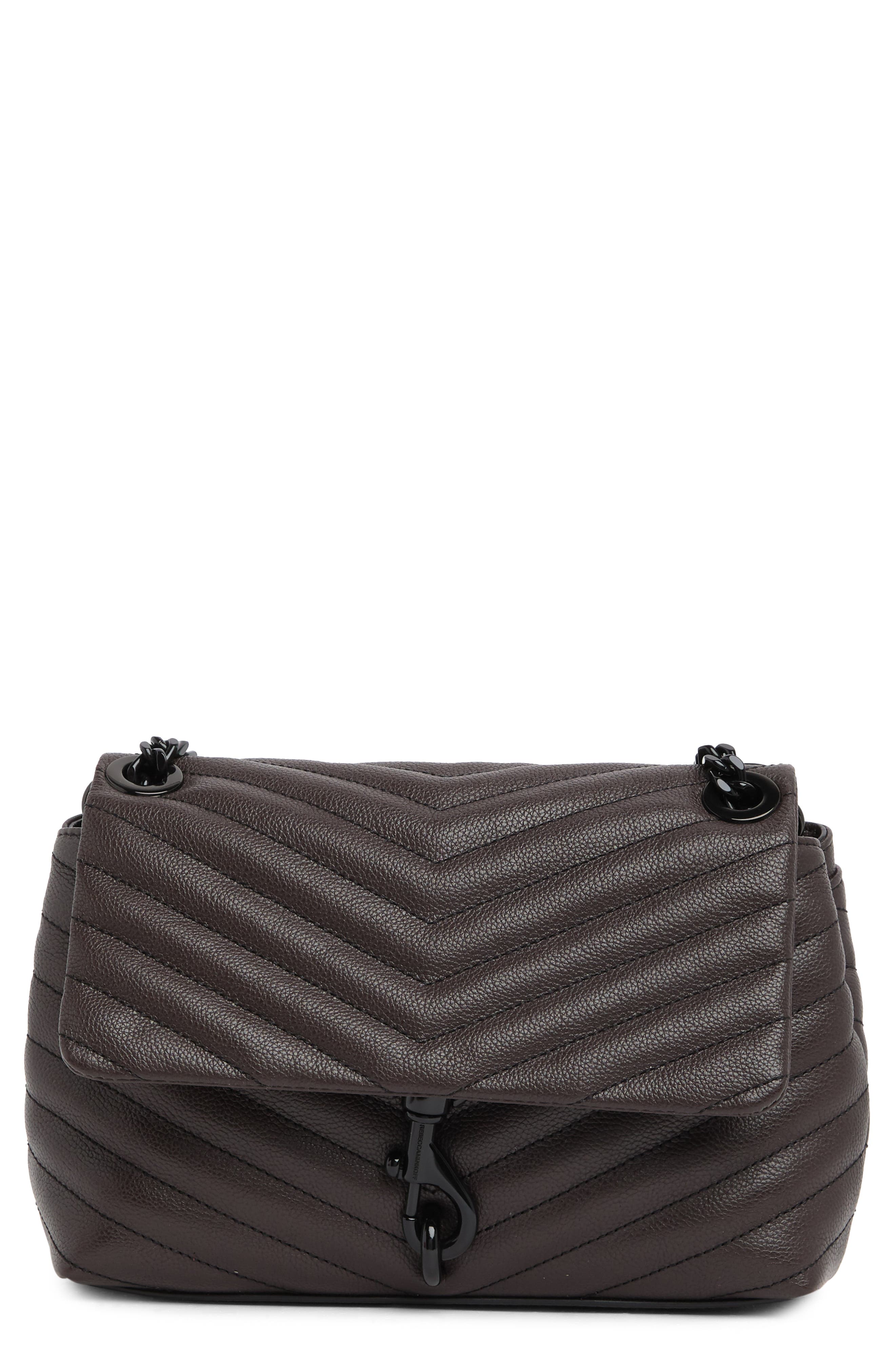 Rebecca Minkoff Edie Leather Crossbody Bag, Main, color, 