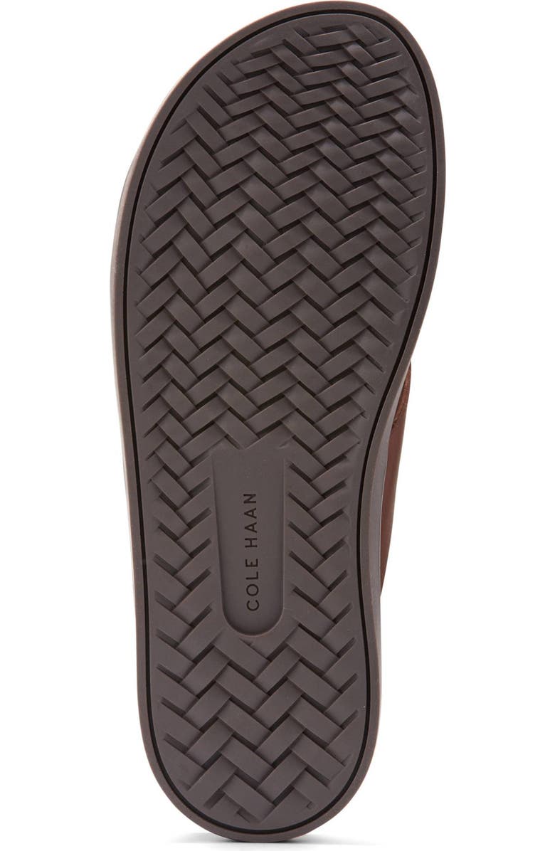 Cole Haan Nantucket Cross Strap Sandal, Alternate, color, Woodbury / Java