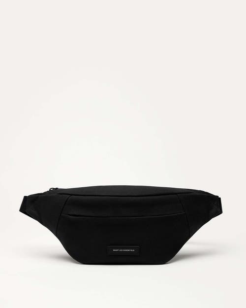 Want Les Essentiels De La Vie Atlin Canvas Belt Bag In Black