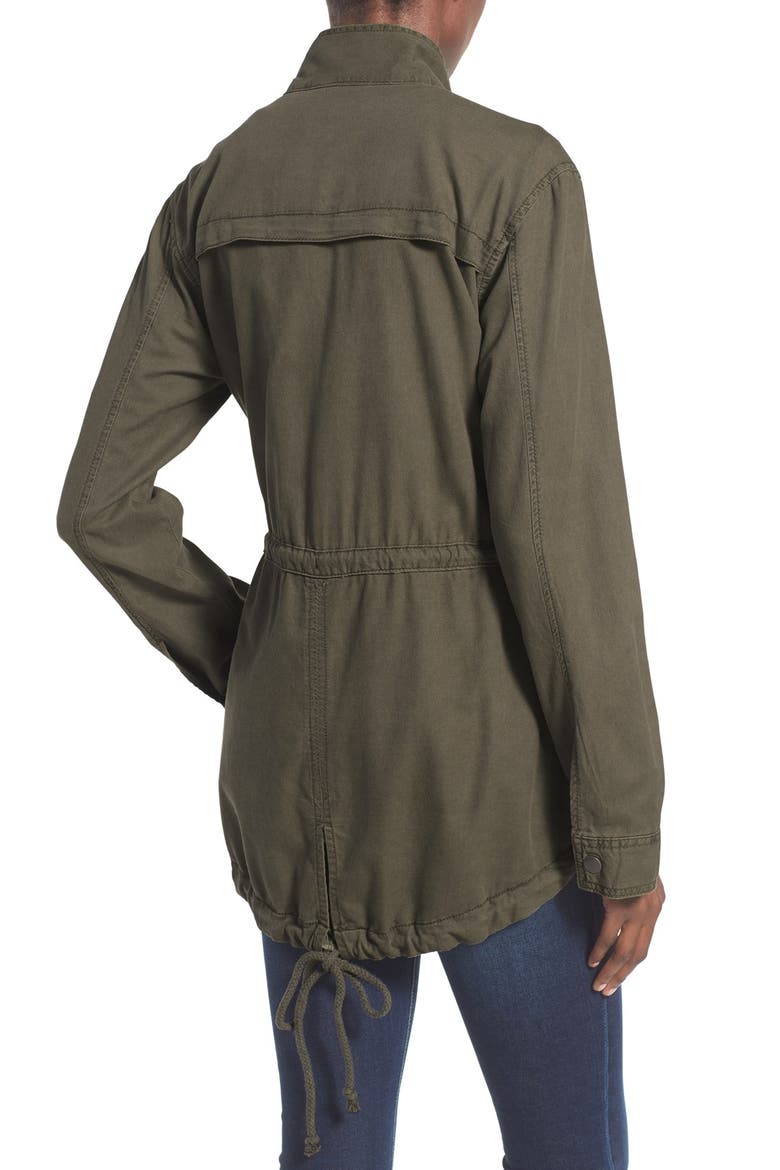 Cargo Anorak Jacket, Alternate, color, OLIVE DARK