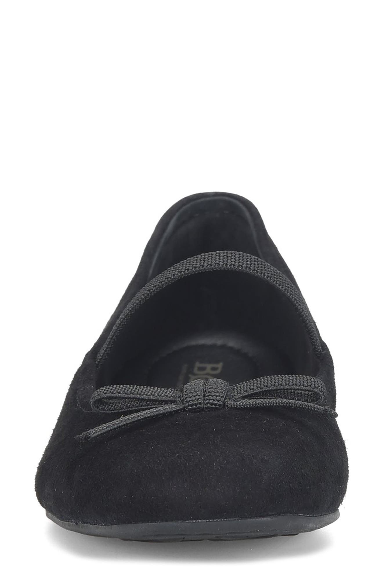 Børn Bley Mary Jane Flat, Alternate, color, Black Suede
