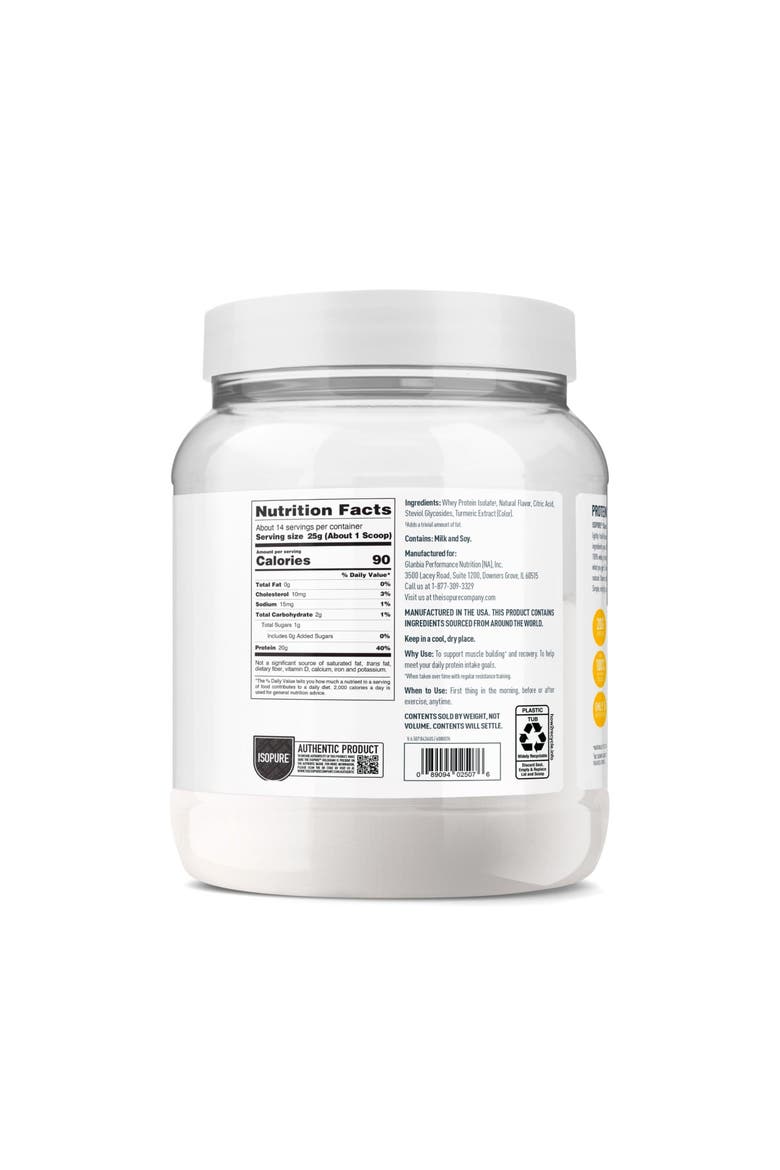 Clear Low Carb Whey Protein Isolate Powder Pineapple Orange Banana, Alternate, color, None