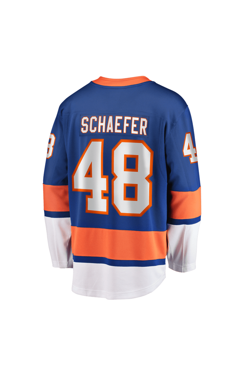 FANATICS Men's Fanatics Matthew Schaefer Royal New York Islanders Home Breakaway Player Jerseys, Alternate, color, Royal