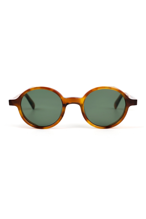 Crawford 48mm Round Acetate Sunglasses