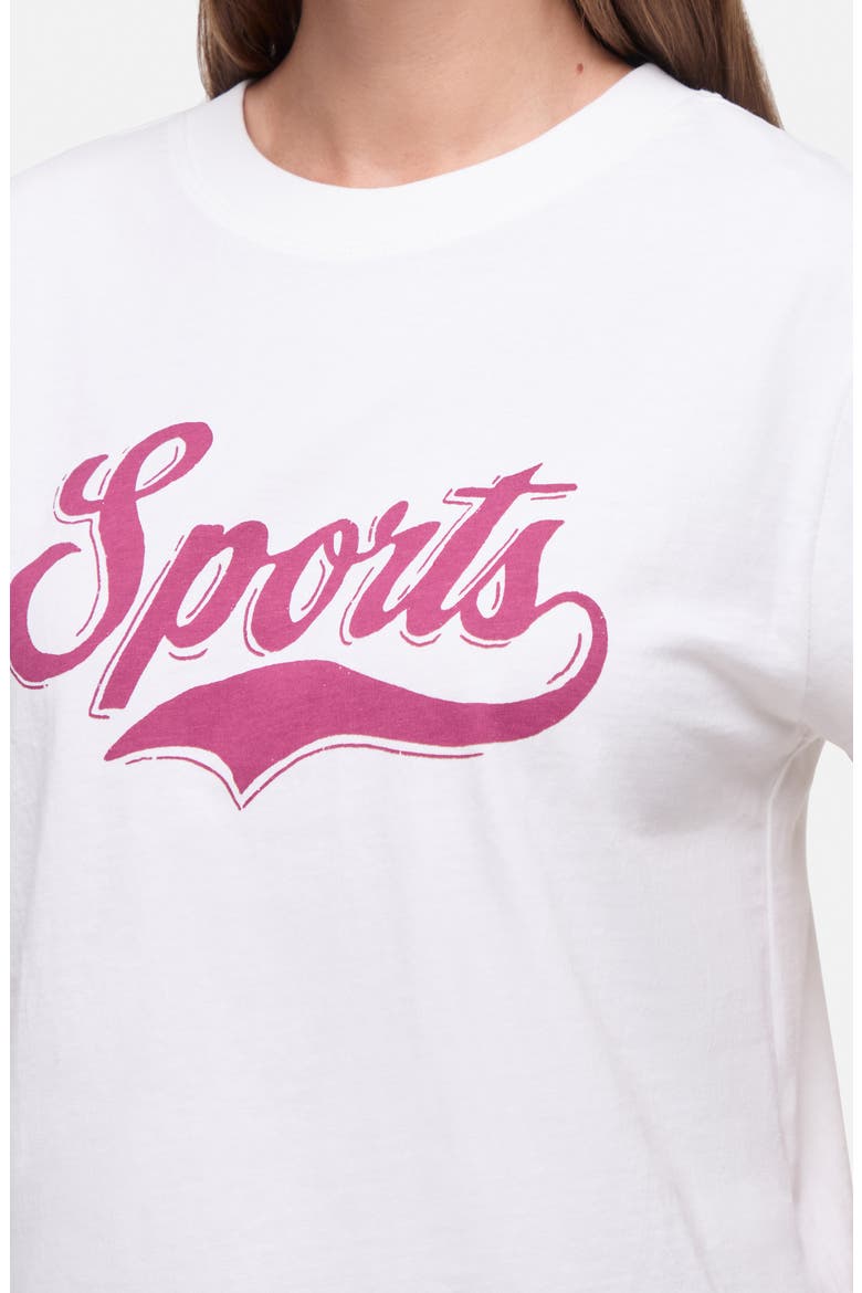 Jamie Crop Graphic T-Shirt, Alternate, color, SNOW WHITE SPORTS