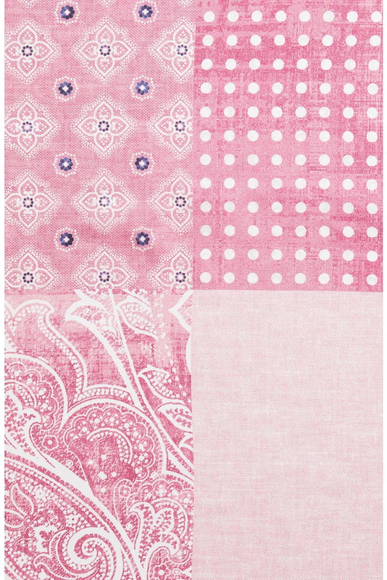 Silk Pocket Square, Alternate, color, PINK