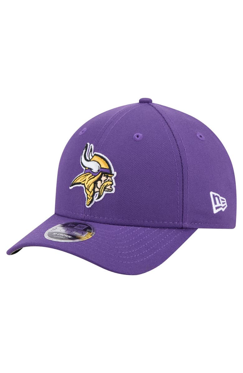 New Era Men's New Era  Purple Minnesota Vikings Team Collection 9FORTY M-Crown Adjustable Hat, Main, color, Purple