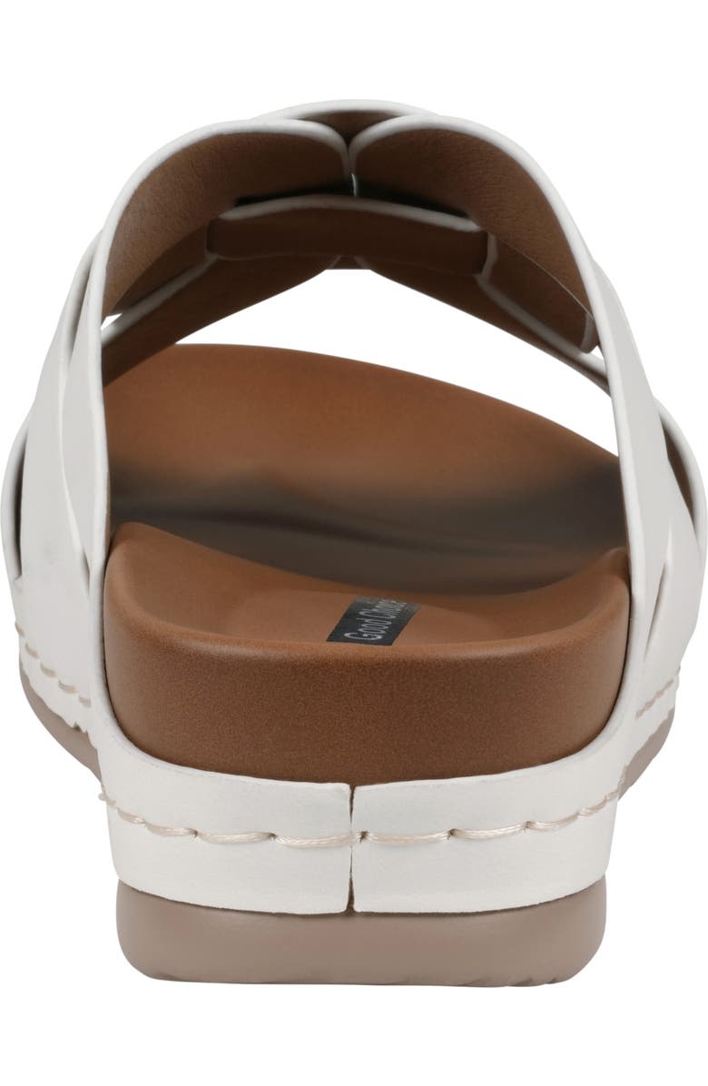 GC SHOES Betsey Comfort Slide Sandal, Alternate, color, White