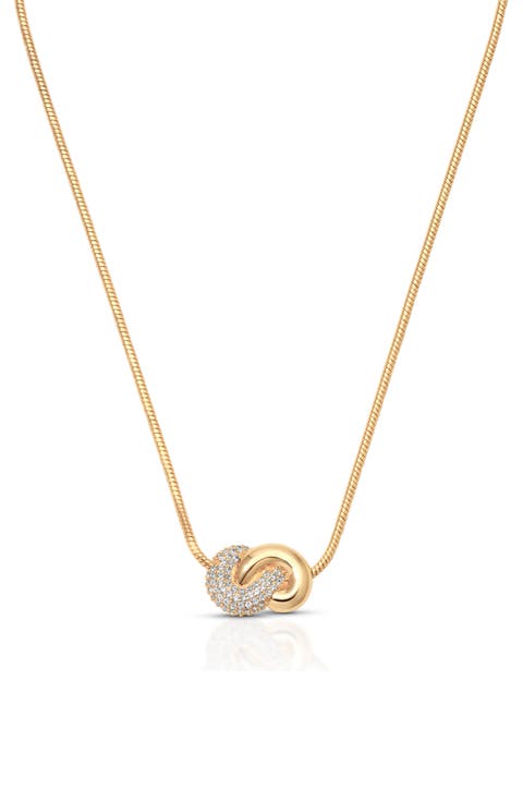 Love Me Knot Pendant Necklace