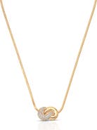 Ettika Love Me Knot Pendant Necklace