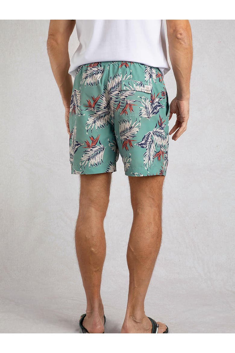 Belukha Printed Swim Shorts, Alternate, color, Mineral Blue