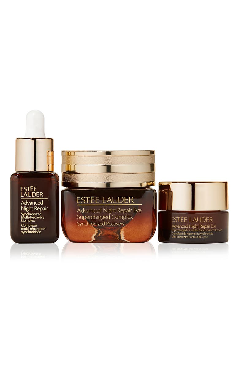 Estée Lauder Advanced Night Repair Eye Supercharged Complex Synchronized Recovery Set USD $106 Value/CAD $138 Value, Main, color,