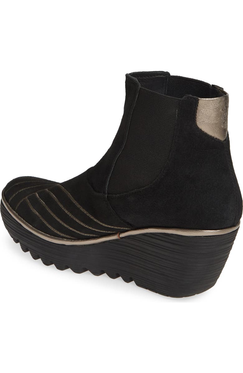Fly London Yave Wedge Chelsea Boot, Alternate, color,