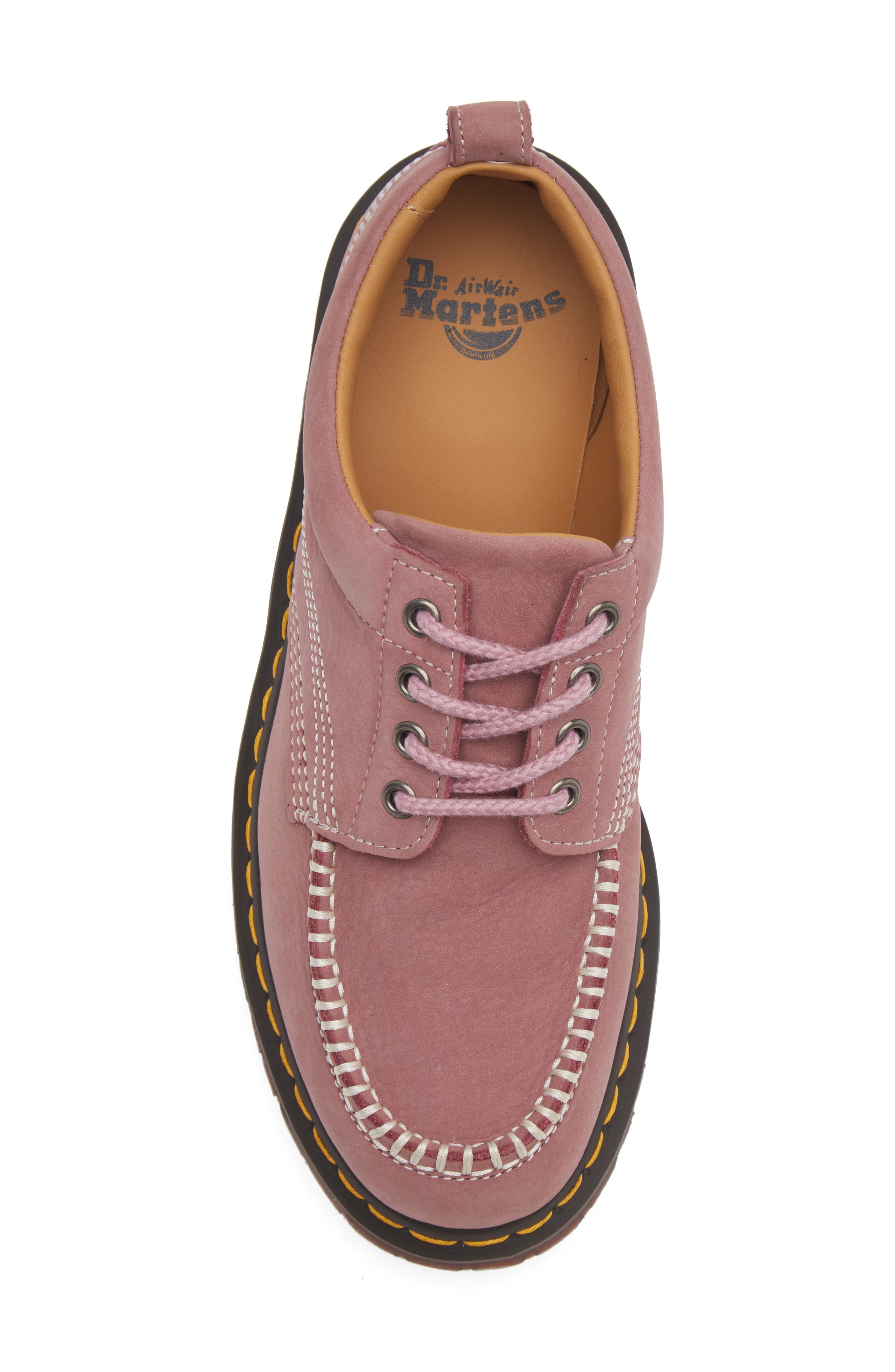 Dr. Martens Lowell Derby, Alternate, color, Dusty Rose