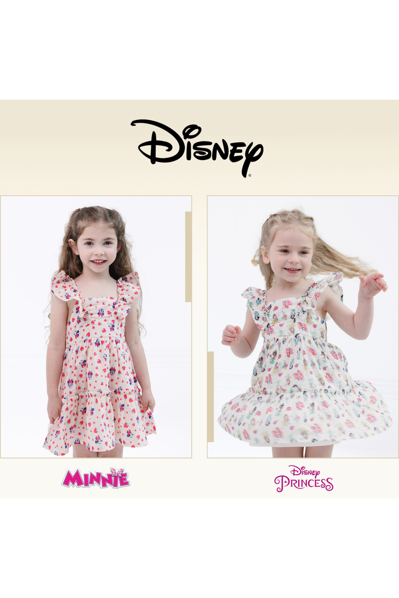 Minnie Mouse Sleeveless Flare Dress, Alternate, color, Peach Minnie Mouse
